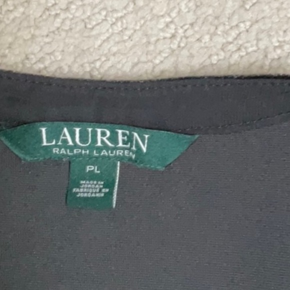 RALPH LAUREN Velour Henley Top - Picture 3 of 5